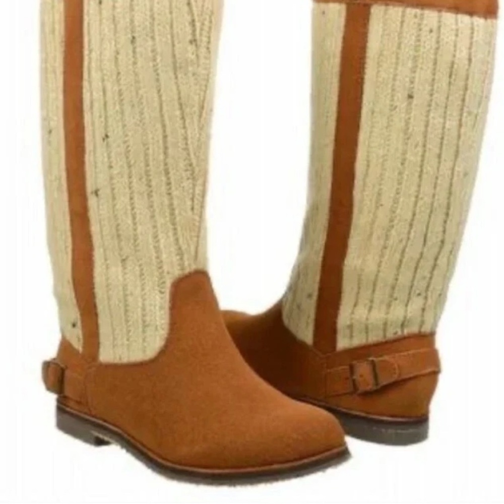 Reef Tan Suede Autumn Star Women's Boots size 10 mint condition